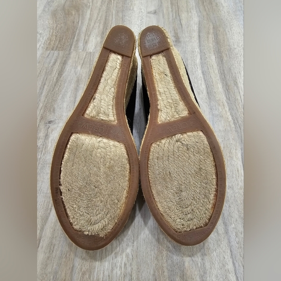 J. Crew Womens Canvas Espadrilles Wedge Heels Shoes Beige Slip On Size 7.5 - Picture 4 of 9